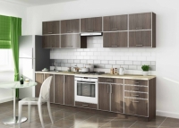 Каталог модулей, цветов корпуса и столешниц кухонь с фасадами из алюминиевой рамки