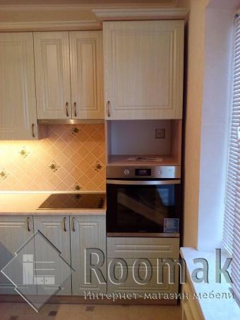 Кухня оливка золото Виант (МДФ пленка) 1