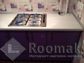 Кухня сиреневая Колор Микс (МДФ крашенный) 6