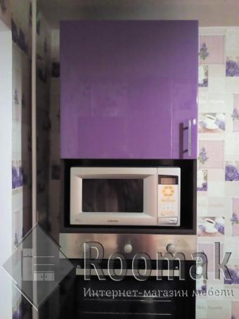 Кухня сиреневая Колор Микс (МДФ крашенный) 7