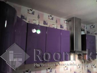 Кухня сиреневая Колор Микс (МДФ крашенный) 2