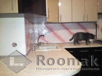 Кухня золото/мокко Мода (МДФ пленка) 8