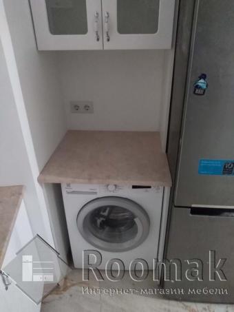 Маленькая кухня в белом цвете 2