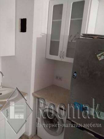 Маленькая кухня в белом цвете 1