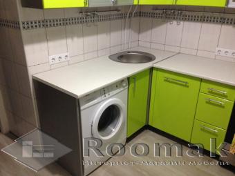 Кухня Мода зеленая (МДФ пленка)