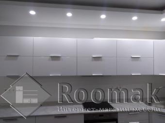 Белая глянцевая кухня Виант (МДФ пленка) 3