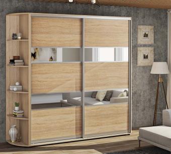 Шкаф купе Стандарт 2Д 1,3 Комфорт Мебель foto 2