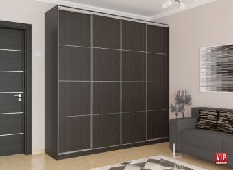 Шкаф-купе 4Д 2.4м(600)