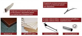 Шкаф-купе 2Д 1,8м МС foto 2