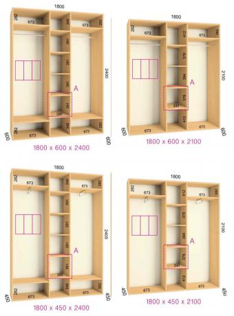 Шкаф-купе Комфорт Феникс 3Д 1,8м