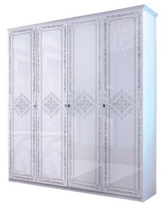 Шкаф 4-х дверный Луиза без зеркал