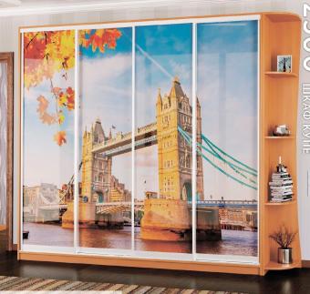 Шкаф-купе 4Д 2,8м МС foto 7