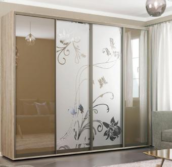 Шкаф-купе 4Д 3,0м МС