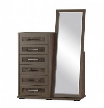 Комод 6Ш с зеркалом Токио