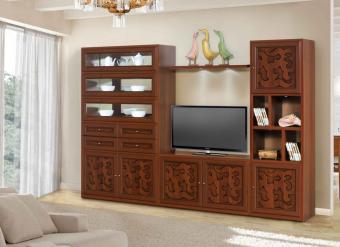 Тумба навесная (фасад стекло)  Гарда foto 2