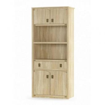 Книжный шкаф 4Д + 1Ш Валенсия