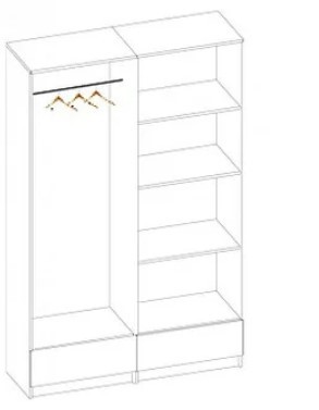 Шкаф 4Д Соната foto 2