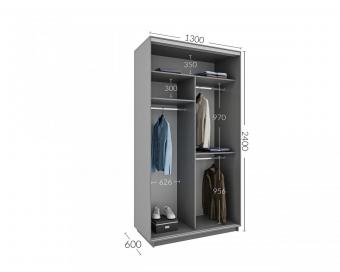 Шкаф-купе Практик 26 2Д 1,3м