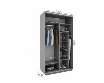 Шкаф-купе Практик 28 2Д 1,3м