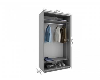 Шкаф-купе Практик 29 2Д 1,3м
