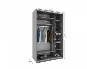 Шкаф-купе Практик 41 2Д 1,5м