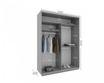 Шкаф-купе Практик 66 2Д 1,8м