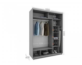 Шкаф-купе Практик 67 2Д 1,8м