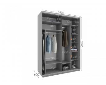 Шкаф-купе Практик 68 2Д 1,8м