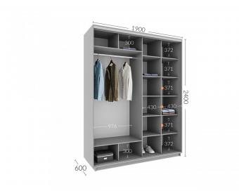 Шкаф-купе Практик 78 2Д 1,9м