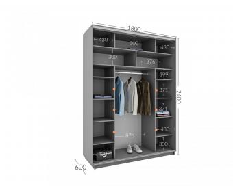 Шкаф-купе Практик 72 2Д/3Д 1,8м