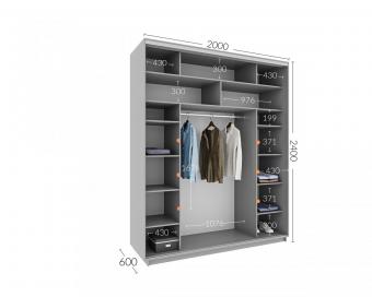 Шкаф-купе Практик 88 2Д/3Д 2,0м