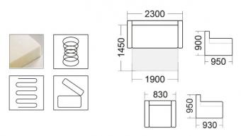 Диван прямой Бостон foto 3