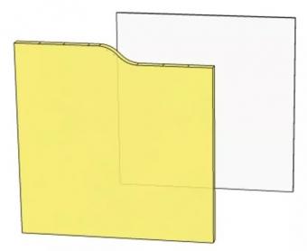 Фасад для стеллажа LEGO