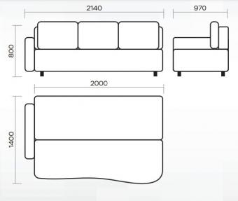Диван Волна foto 2