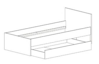 Кровать 90 Айго foto 2