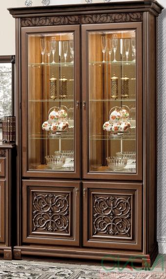 Тоскана Витрина 2-х дверная Вариант 1