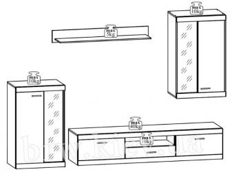Гостиная комплект Кетлин foto 3