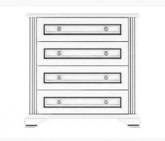 Комод 4S_90 Вайт