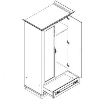 Шкаф - 2d/1s Соната foto 3