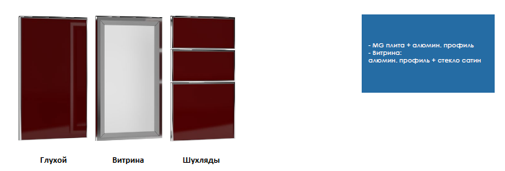 Модульная кухня серия Mirror Gloss %D0%B2%D0%B8%D0%B4%D0%B8%20%D1%84%D0%B0%D1%81%D0%B0%D0%B4%D1%96%D0%B2%20%D1%80%D1%83%D1%81