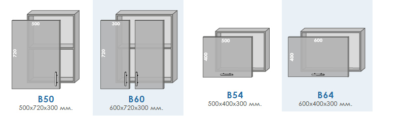 Модульная кухня серия Mirror Gloss 2(2)